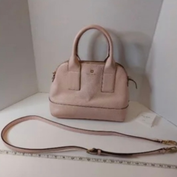 Kate Spade Southport Avenue Jenny Pink Pebbled Leather Shoulder Bag and wallet - Picture 13 of 13